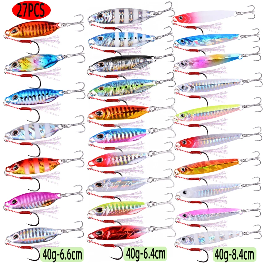 27PCS Mix Metal Jigs Esche da  - Fishing Lure Spinnerbait recensione e prezzo